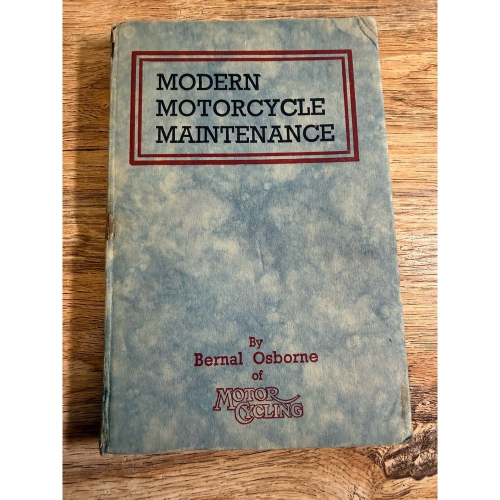 Vintage 1949 Modern Motorcycle Maintenance Bernal Osborne Temple Press 1st Ed HC